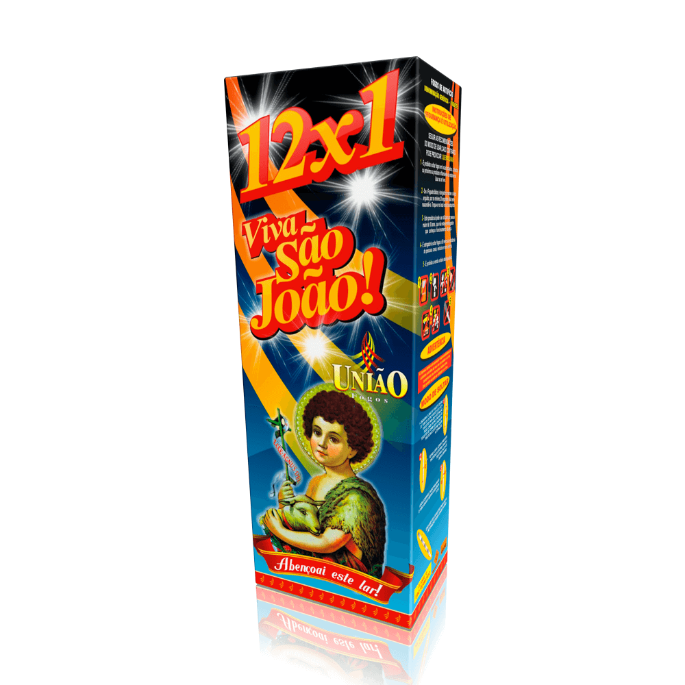 Foguete 12 x 1 - Aladin Fogos de Artifício e Shows Pirotecnicos